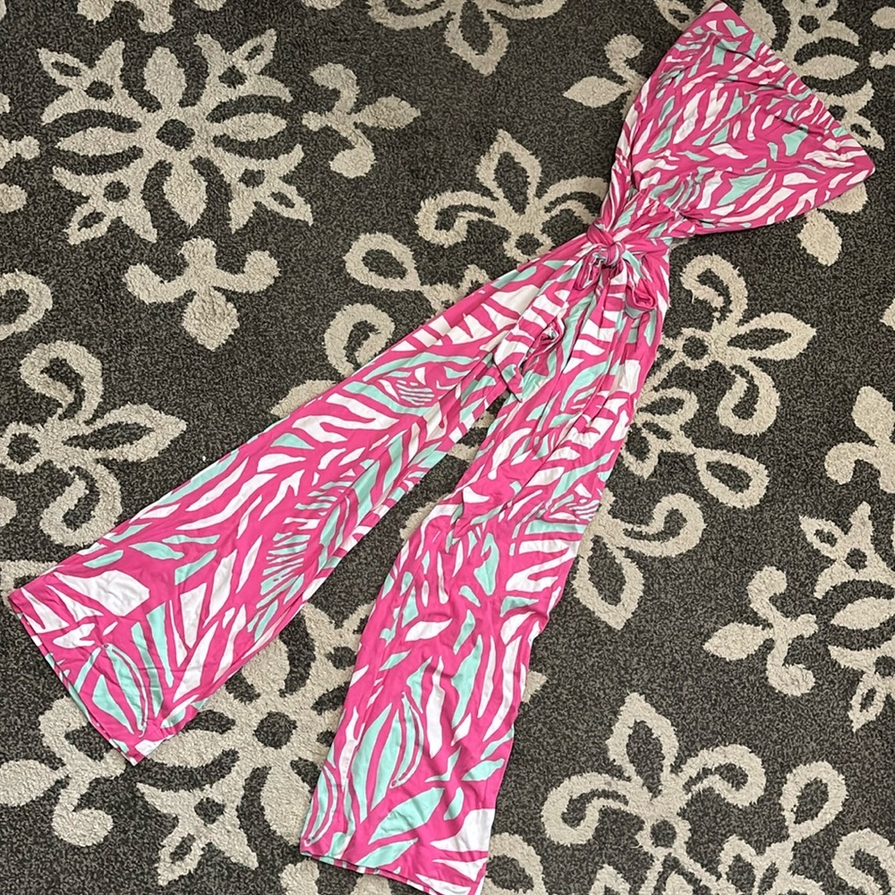 ☀️SOLD☀️Lilly Pulitzer Strapless Jumpsuit - Picture 2 of 4